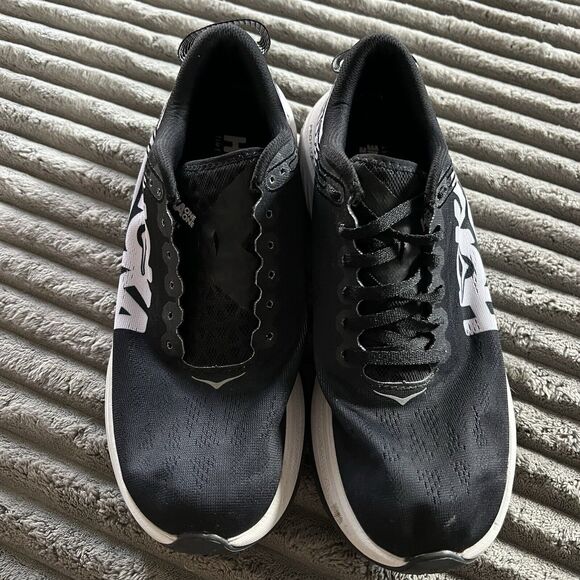 Hoka One One Carbon X Black Nimbus Cloud Running Shoes Women Size US 9.5 - Picture 10 of 10